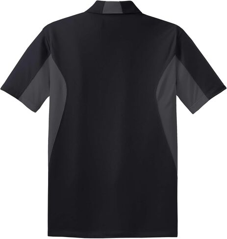 SPORT-TEK Unisex Tall Side Blocked Micropique Sport-Wick Polo | Short Sleeve Collared Shirt for Tall Men & Women, Casual Fit in Kuwait
