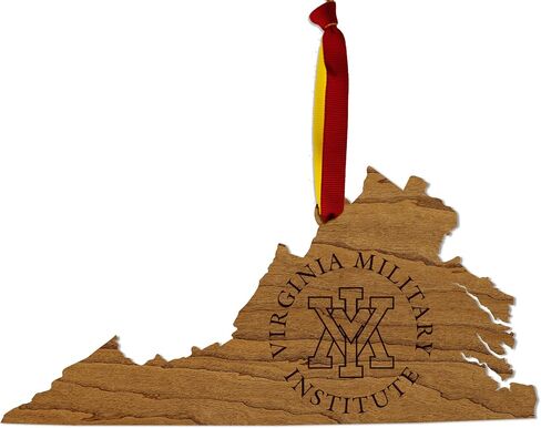 Butler Bulldogs on State Outline Christmas Ornament - Handcrafted from Cherry Wood - Officially Licensed Product in Saudi Arabia