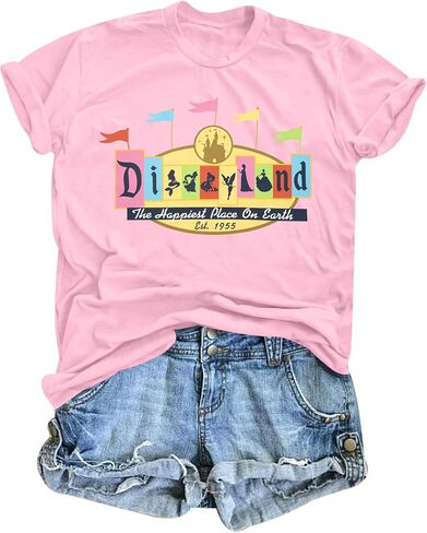 Magical Shirt for Women Magic Kingdom Castle Tshirt Princess Shirts Family Vacation Tee Casual Holiday Top in Saudi Arabia