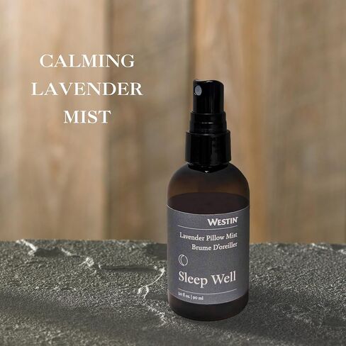 Westin Hotels Sleep Well Pillow Mist | تهدئة رذاذ الزيت العطري لافندر للاسترخاء ونوم أفضل | رذاذ العلاج العطري ورذاذ الوسادة | 3 أوقية in Saudi Arabia