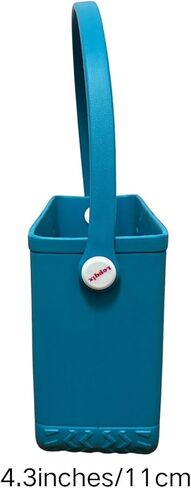 Small Rubber Beach Tote Bag, Open Top Portable Outdoor Travel Bag for Beach Picnic Pool Outings in Kuwait