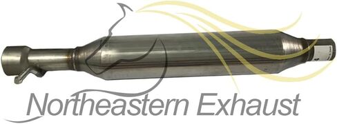Northeastern Exhaust | Stainless Steel Resonator, Intermediate Pipe, Muffler, Tail Pipe Exhaust System Kit Compatible for Pontiac G6 2008-2010 | Saturn Aura 2008 3.5L | Free Clamps included in Saudi Arabia