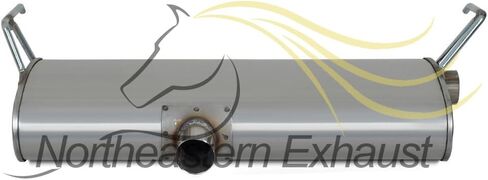 Northeastern Exhaust | Stainless Steel Resonator, Intermediate Pipe, Muffler, Tail Pipe Exhaust System Kit Compatible for Pontiac G6 2008-2010 | Saturn Aura 2008 3.5L | Free Clamps included in Saudi Arabia