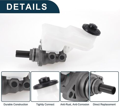 أسطوانة Master Brake مع الخزان رقم 4720752022/M630832 ل Toyota Echo 2000-2005 سبيكة أسطوانة ماجستير هيدروليكية ، البلاستيك 1 PC in Saudi Arabia