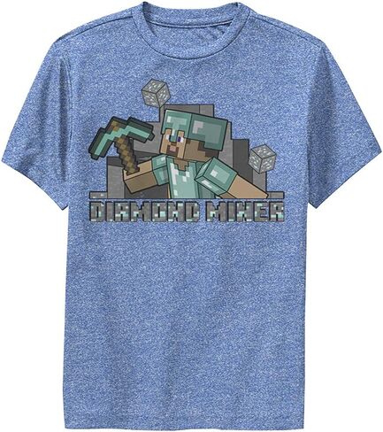 Minecraft Miner Steve Boy's Performance Tee in Kuwait