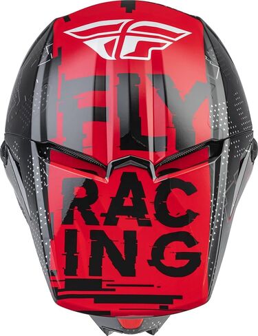 Fly Racing 2022 خوذة المسح الحركية للشباب (أسود/أحمر ، متوسط الشباب) in Saudi Arabia