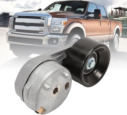 مجموعة موتر الحزام مع بكرة متوافقة مع F-250/F-350/F-450/F-550 Super Duty 2011-2016 6.7L ، استبدل BC3Q6B209AC ، BC3Q6B209AB in Saudi Arabia