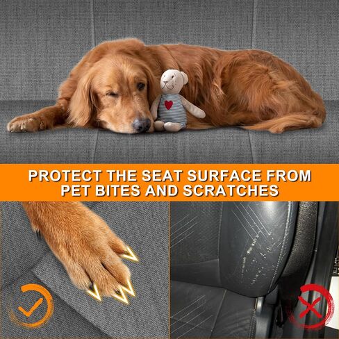 Front and Rear Seat Covers Compatible with 2019-2025 Toyota RAV4 LE/XLE/XLE Premium/Limited, Not for Hybrid and Adventure, TRD-Off, Cationic Linen Fabric Seat Protector in Saudi Arabia