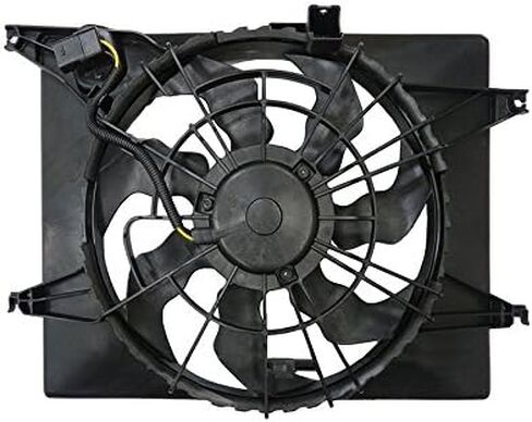 Rareelectrical New Dual Dual Chanpatiator و Contenser Fan متوافق مع Hyundai Sonata 2011-2012 25380-4R280 in Saudi Arabia