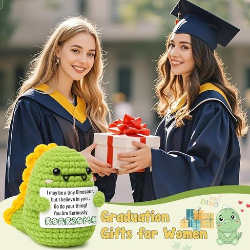 OCCdesign Mini Father's Day Birthday Gifts for Dad from Daughter Son RAWR I Love You Daddy Handmade Crochet Cute Small Dinosaur Father's Day Presents for Daddy Dad Bonus Step Father in Law New Father in Kuwait