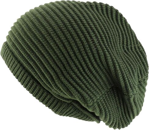 Deep Crown Oversized RGY Striped 100% Cotton Rasta Skully Beanie in Saudi Arabia