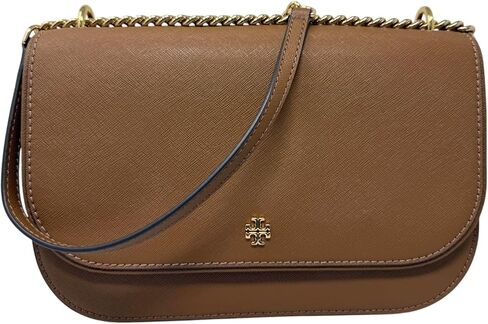 Tory Burch Emerson Women's E/W Flat Adjustable Shoulder Bag (Moose) in Saudi Arabia