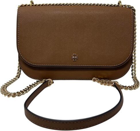 Tory Burch Emerson Women's E/W Flat Adjustable Shoulder Bag (Moose) in Saudi Arabia