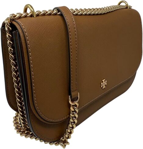 Tory Burch Emerson Women's E/W Flat Adjustable Shoulder Bag (Moose) in Saudi Arabia