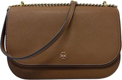 Tory Burch Emerson Women's E/W Flat Adjustable Shoulder Bag (Moose) in Saudi Arabia