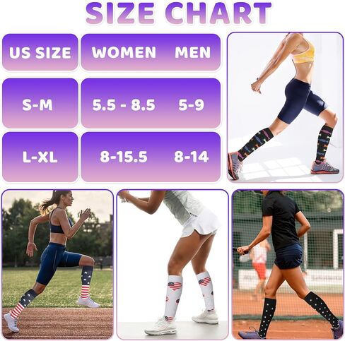 4 Pack Socks for Women & Men Best Support for Athletic Running Cycling in Saudi Arabia