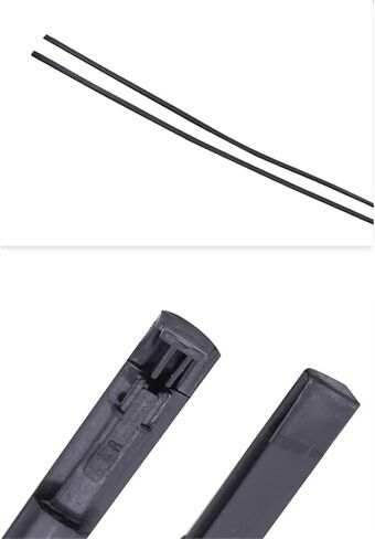 Black Rubber Waterproof Roof Gutter Seal Tape Sticker Accessories(Left 1pcs) in Saudi Arabia