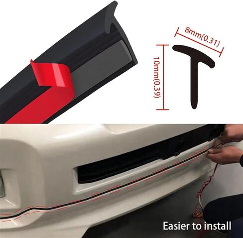 شريط ختم من المطاط للسيارة لشراء Fender Flare Arch صغير مائل من نوع T-type Seal Edge Proot Protrips حماية مقاومة للماء (10 أمتار) in Saudi Arabia