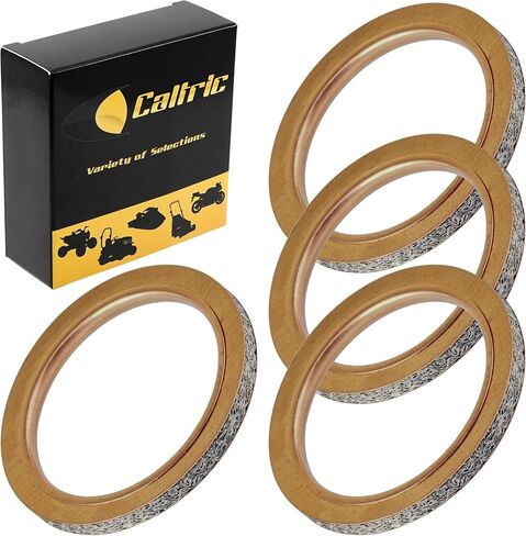 Caltric 4 Muffler Pipe Gaskets Compatible with Suzuki Gsx750F Katana 750 1989-2006 in Saudi Arabia