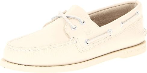Sperry Men's Authentic Original 2-Eye Boat Shoe, White, 13 in Kuwait