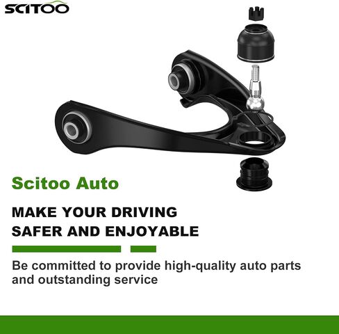 SCITOO 2pcs Suspension Kit 2 Front Upper Control Arm And Ball Joint fit 1997-2000 for ACURA EL 1996-2000 for Honda Civic K90450 K90451 in Saudi Arabia