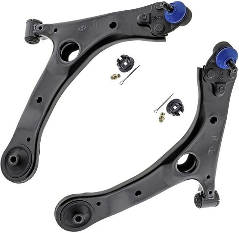 Detroit Axle - 10pc Front End Suspension Kit for Toyota 2014-2019 Corolla, Lower Control Arms w/Ball Joint Sway Bar Links Outer Tie Rods Front and Rear Struts & Coil Spring Replacement Struts Shocks in Saudi Arabia