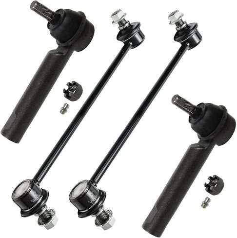 Detroit Axle - 10pc Front End Suspension Kit for Toyota 2014-2019 Corolla, Lower Control Arms w/Ball Joint Sway Bar Links Outer Tie Rods Front and Rear Struts & Coil Spring Replacement Struts Shocks in Saudi Arabia