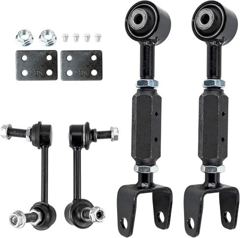 KAC Front Upper + Lower Control Arm with Ball Joint Assembly Fit for Honda Accord 2008 2010-2012 with Sway Bar End Link Tie Rod Ends replacement Arms Suspension Kit in Saudi Arabia