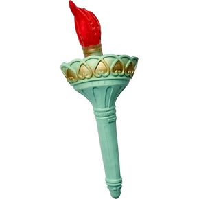 Rubies للجنسين Liberty Torch Torch Latex Costume Assity ، Green ، 16 " in Kuwait