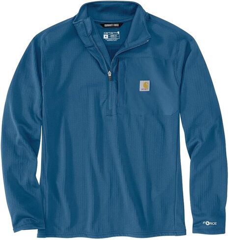 تي شيرت Carhartt Force مريح ذو رقبة وهمية نصف سحاب للرجال من Carhartt in Saudi Arabia