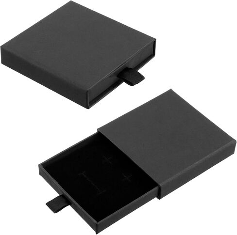 2 Pack Cardboard Jewelry Gift Boxes, Bracelet Gift Box Jewelry Boxes Square Necklace Earring Bracelet Gift Boxes, Small Gift Boxes for Bracelets Earrings Necklaces Jewelry Gift(3.15" x 3.15" x 0.71") in Kuwait