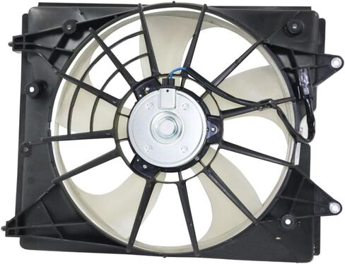 For Honda Odyssey 2018 19 20 21 22 2023 Radiator Fan Assembly Driver Side | Single Fan | Fan Blade | Motor | Shroud | Replacement For HO3115171 | 19030-RTE-A11, 19020-RV0-A01 in Saudi Arabia