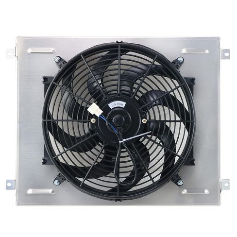 كفن الرادياتير الألمنيوم و 14 '' 'مروحة كهربائية لعام 1967-1970 فورد موستانج 1968-1969 تورينو/63-69 Fairlane Mercury Comet 302 V8 ، 20'ww in Kuwait