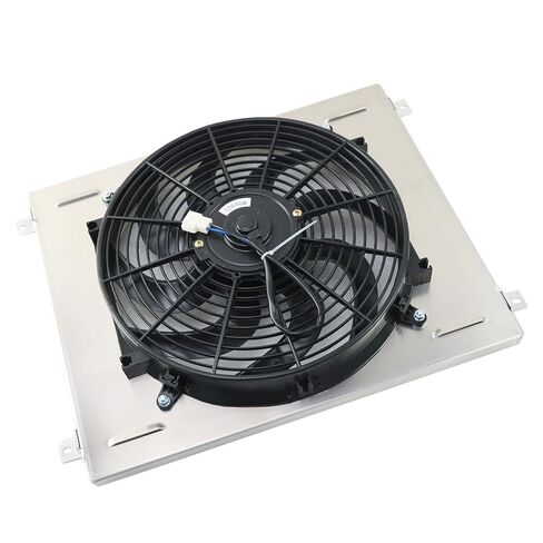 كفن الرادياتير الألمنيوم و 14 '' 'مروحة كهربائية لعام 1967-1970 فورد موستانج 1968-1969 تورينو/63-69 Fairlane Mercury Comet 302 V8 ، 20'ww in Kuwait