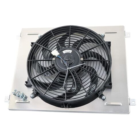 كفن الرادياتير الألمنيوم و 14 '' 'مروحة كهربائية لعام 1967-1970 فورد موستانج 1968-1969 تورينو/63-69 Fairlane Mercury Comet 302 V8 ، 20'ww in Kuwait