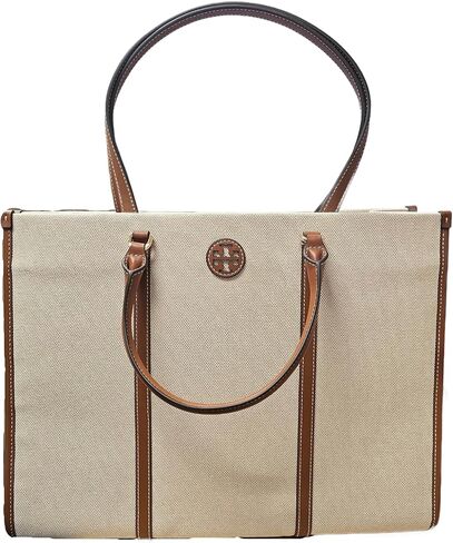 Tory Burch 155079 Blake Tan/Brown مع حقيبة حمل Gold Hardware Canvas in Saudi Arabia