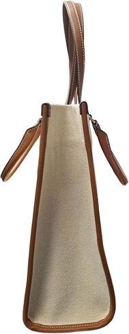 Tory Burch 155079 Blake Tan/Brown مع حقيبة حمل Gold Hardware Canvas in Saudi Arabia