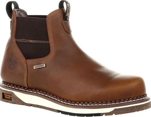 GEORGIA BOOT AMP LT Wedge Steel Toe Waterproof Chelsea Work Boot in Kuwait