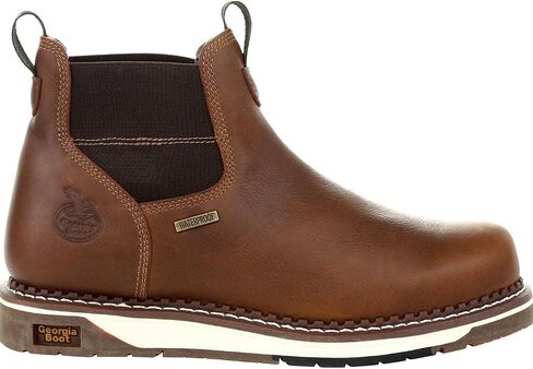 GEORGIA BOOT AMP LT Wedge Steel Toe Waterproof Chelsea Work Boot in Kuwait