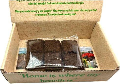 Irish Turf Peat Incense Scent of Ireland Gift Boxed Set with 12 Refill Sod Pieces in Saudi Arabia