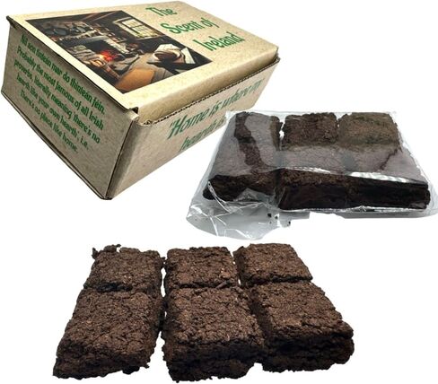 Irish Turf Peat Incense Scent of Ireland Gift Boxed Set with 12 Refill Sod Pieces in Saudi Arabia