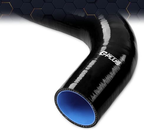 PIT66 Silicone Radiator Hose Kit Compatible with 2003-2010 Dodge Ram 5.9L/6.7L Cummins Diesel Black with Clamps in Saudi Arabia