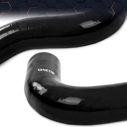 PIT66 Silicone Radiator Hose Kit Compatible with 2003-2010 Dodge Ram 5.9L/6.7L Cummins Diesel Black with Clamps in Saudi Arabia