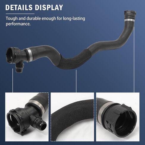 Gaogisy Rubber Radiator Hose, 1.5 Inch, Black, 1 pc, Fits 2017-2019 740i, 2017-2020 530i 540i, 2016-2019 740i, Replace 171-286-02871 in Saudi Arabia