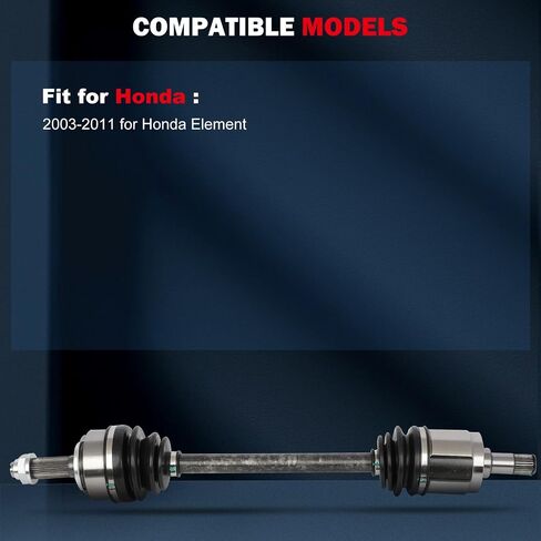 CCIYU 66-4213 CV AXLE ROMBLY ASSEMBLY FIT 2003-2011 لـ Honda Element 2.4L الأمامي اليسرى in Saudi Arabia