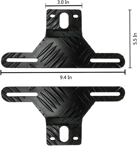 Aluminum Trailer License Plate Light Bracket License Plate Bracket for Mounting Trailers Trucks Cars in Kuwait