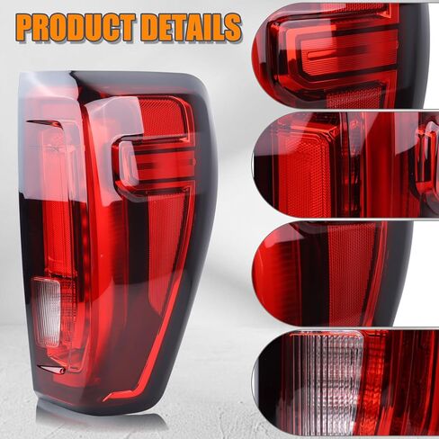 ضوء خلفي من نوع الهالوجين متوافق مع 2019-2023 GMC Sierra 1500/2500 HD/3500 HD (غير مناسب مع نماذج الإضاءة الخلفية LED في المصنع) مصباح خلفي للجانب الأيسر للسائق 84565919 GM2800309 in Kuwait