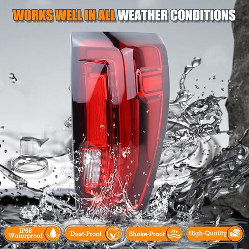 ضوء خلفي من نوع الهالوجين متوافق مع 2019-2023 GMC Sierra 1500/2500 HD/3500 HD (غير مناسب مع نماذج الإضاءة الخلفية LED في المصنع) مصباح خلفي للجانب الأيسر للسائق 84565919 GM2800309 in Kuwait