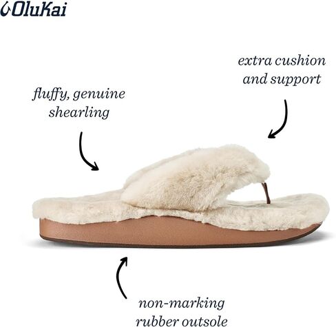 Olukai Kipe'a Heu Women's Sandal Slippers ، وأشرطة مغلفة بالرياضة والراحة ، ونصوص مطاطية متينة للارتداء طوال اليوم ، والأسلوب اليومي السببي واللطيف ، و Tapa/Tapa ، 5 in Kuwait