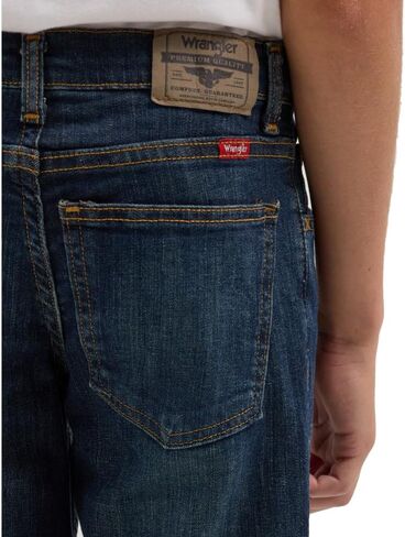 بنطلون جينز للأولاد من Wrangler Authentics (والدون)، Stonewash Indigo in Kuwait